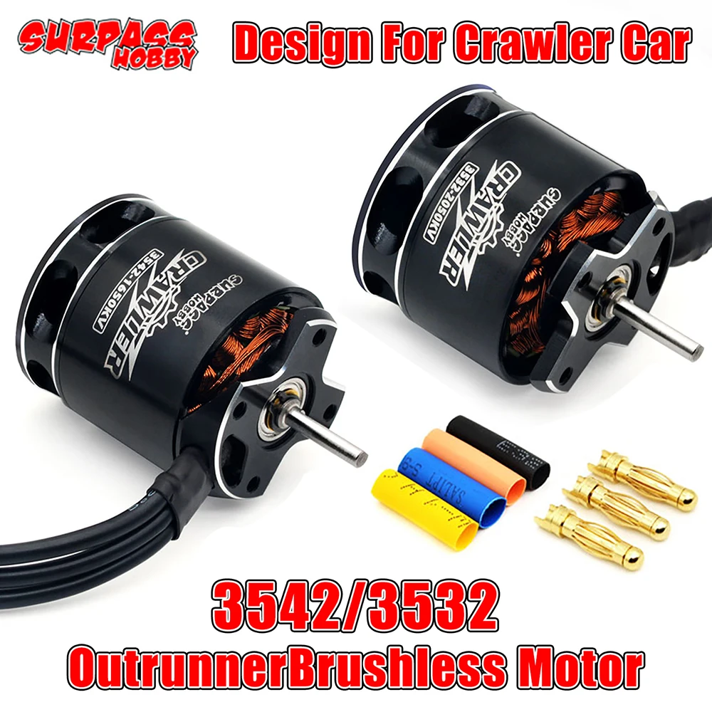 Motor SurpassHobby 3532 3542 Crawler Outrunner Brushless Motor for 1/10 1/12 RC Car