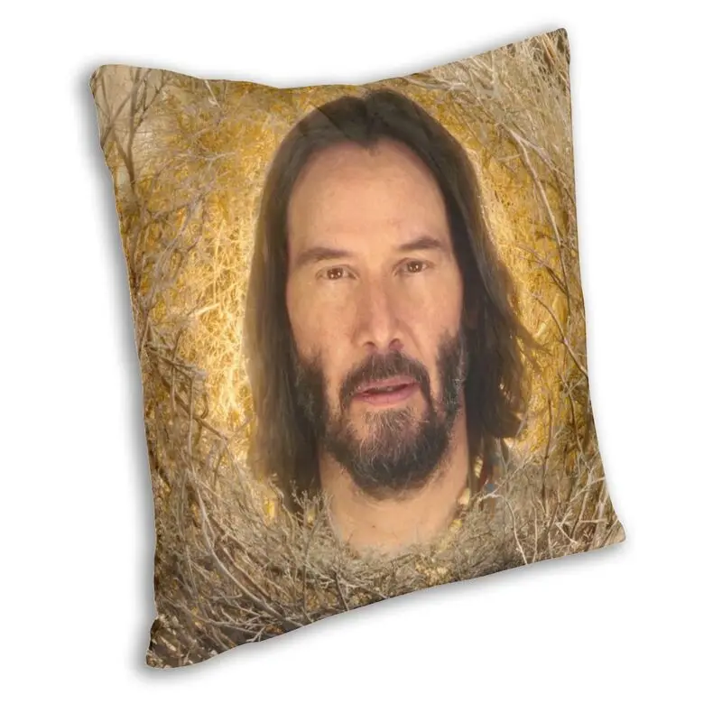 Keanu Reeves Cushion Cover Sofa Home Decorative Famous Actor John Wick Square Throw Pillow Cover 40x40cm