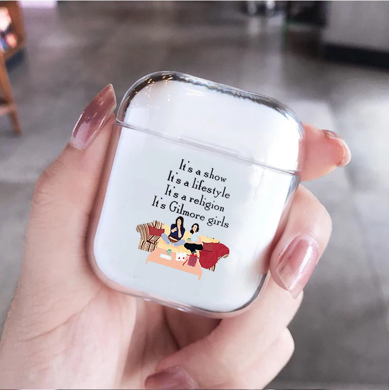 Fashion Gilmore Girls Transparent Soft TPU silicone Airpod cover For Airpods 1/2 Airpods pro 3 Wireless Bluetooth Earphone Box