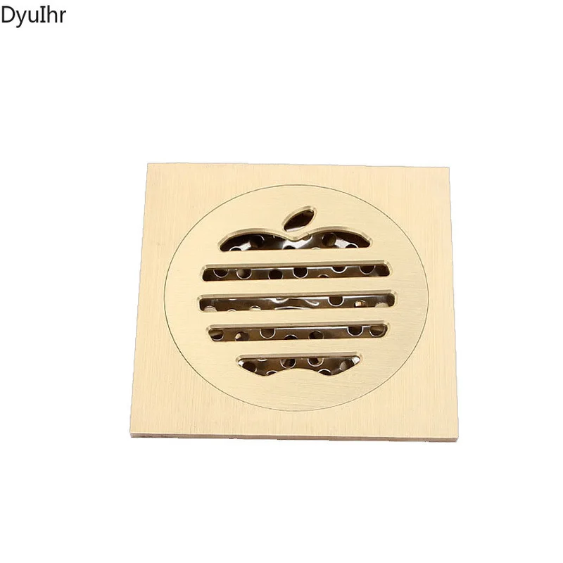 

Аксессуары для ванной, полностью медные резные панели большого объема для ванной, дезодорант с пружинным уплотнением для слива пола DyuIhr