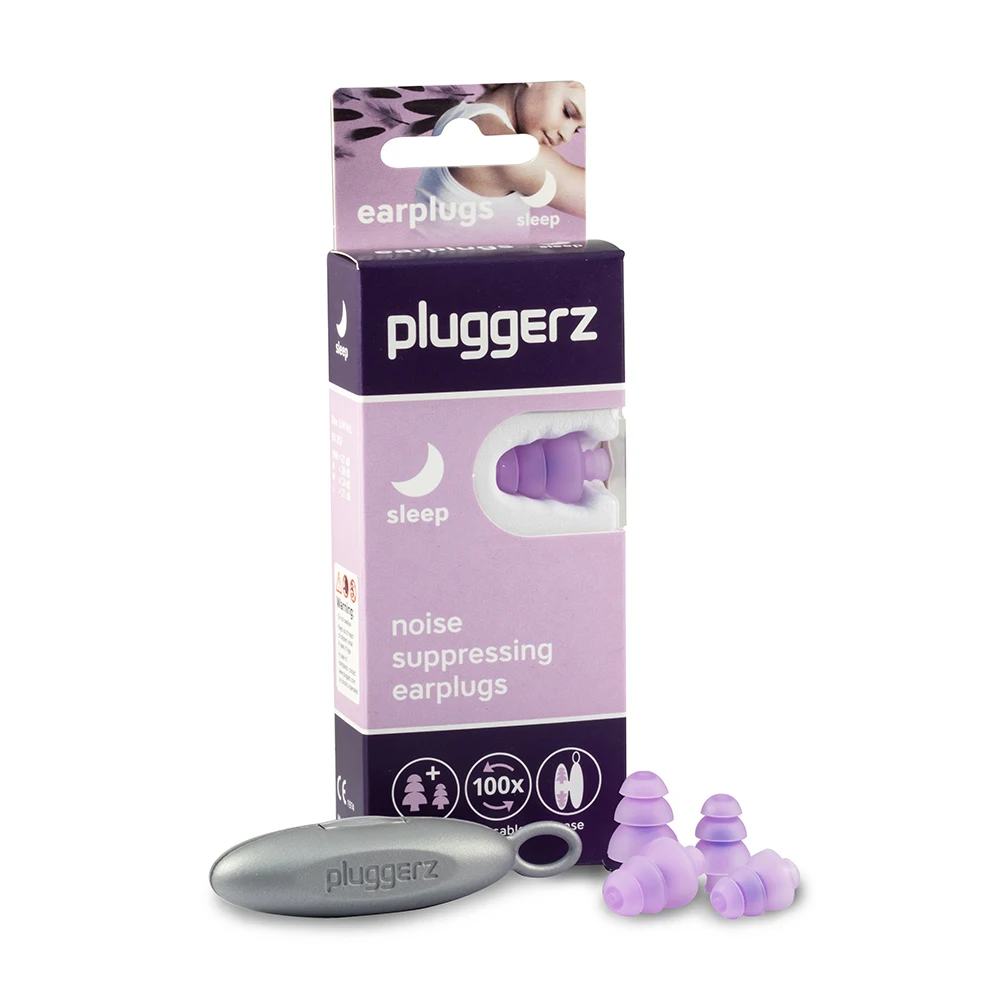 Pluggerz All-fit Sleep Reusable Noise Cancelling Earplugs Unique Filter good sleep in snoring construction environment 2019 new