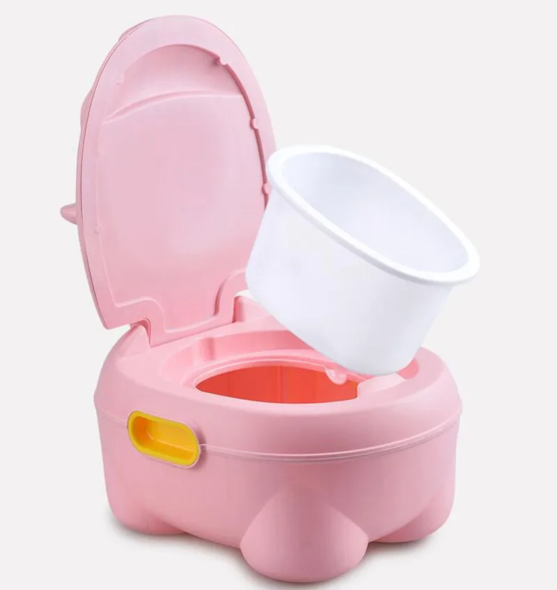 MOTOHOOD Baby Potty Toilet Training Toilet Seat Children's Kids Portable Urinal Cute Pig Training Potty Toilet