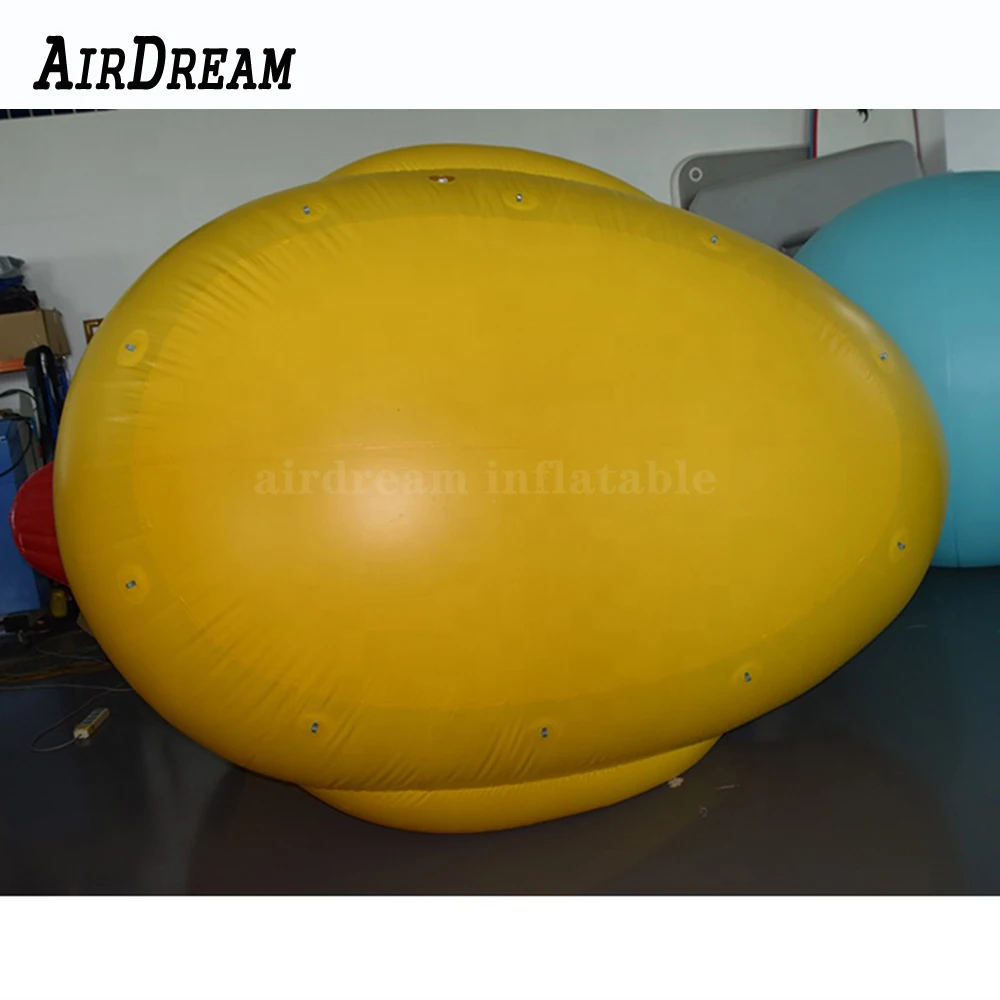 น่ารักน่ารัก Airtight สีเหลือง Inflatable Buoy เป็ด Giant Inflatable พีวีซีเป็ดยางสำหรับโฆษณาแสดง