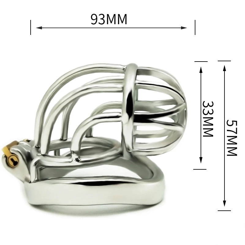 FRRK-Anillos para pene masculino de juguete para adultos, Dispositivo de Castidad con cerradura para pene, juguetes sexuales para Bondage, cinturón