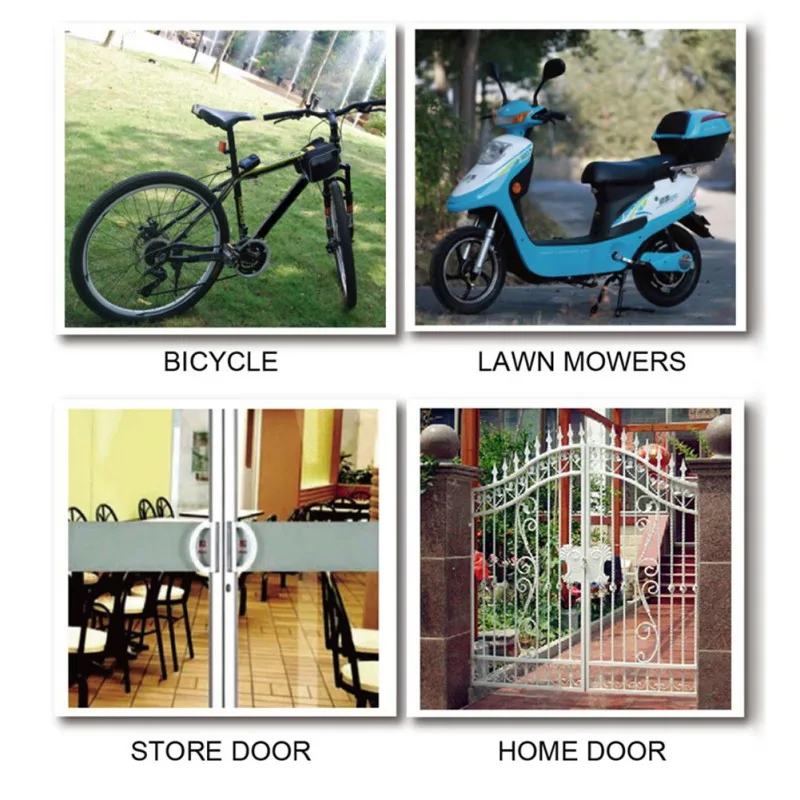 Cycling Intelligent Phone APP Control Smart Alarm Bluetooth Lock Waterproof Alarm Bicycle Lock Anti Theft Accessories