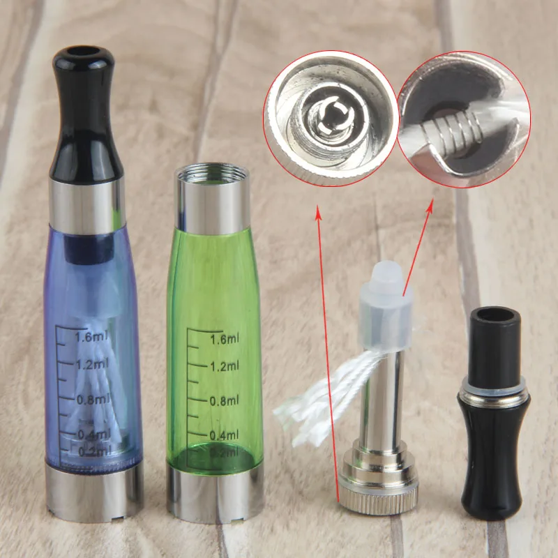 CE4 Atomizer Clearomizer, Précieux, 1.6ml, 8 Couleurs, Ego, Ego-t, Evod Vape Pen, Fil 510, Electronique, Ecygs, Physique, 10Pcs