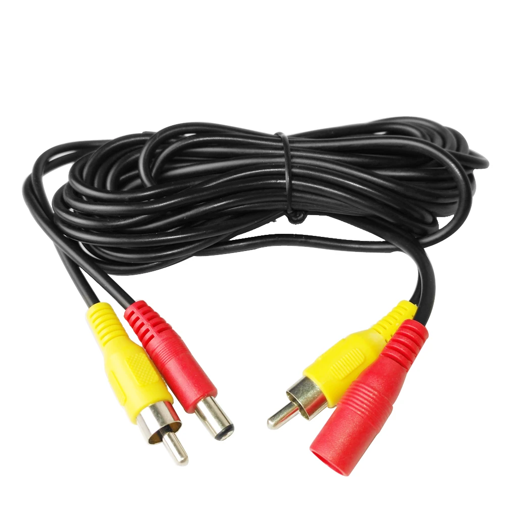 5M / 10M / 20M Security CCTV Cable RCA CCTV Camera Video Audio AV Power Cable For Home Surveillance Camera DVR System