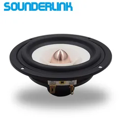 1PC Sounderlink Audio Labs Top end 4 inch Full Range monitor Speaker tweeter woofer Aluminum Bullet 2 Layer HiFi Diy