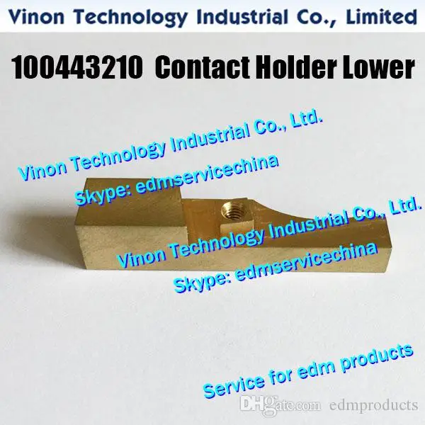 100443210 Charmille Contact Holder Lower for Robofil 100,200,400. 100-443-210, 100.443.210, 443.210 edm Holder for contact