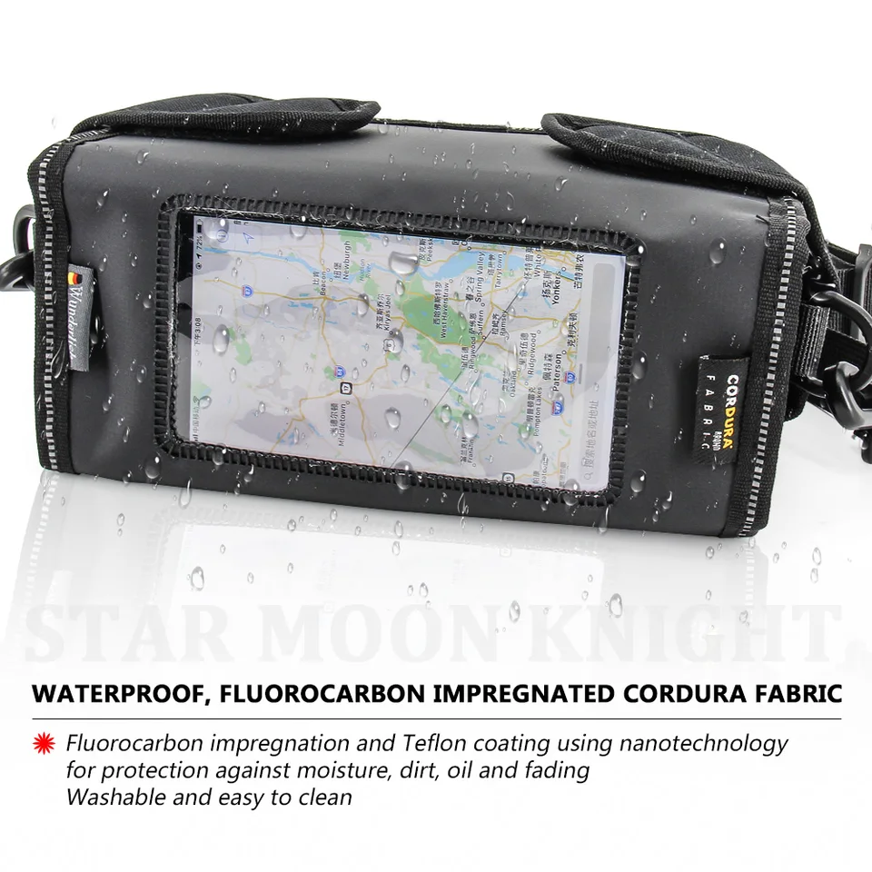 YHQIGEGE R1200 RT LC Sac de Guidon de Moto Support de téléphone Paquet de Rangement adapté