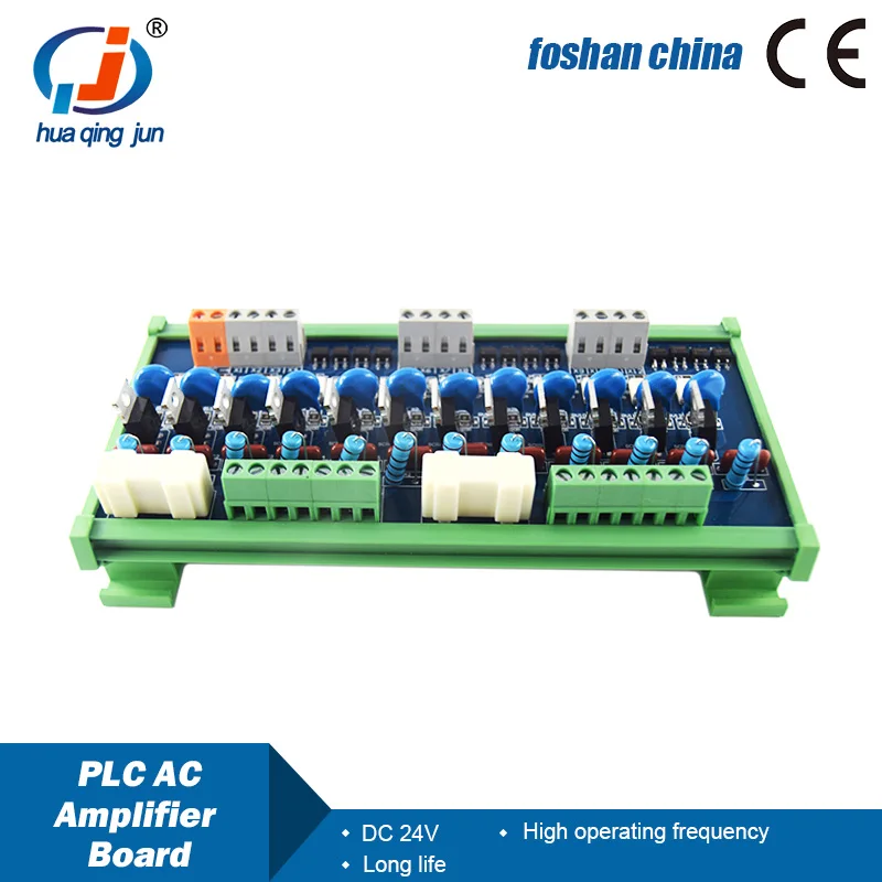 

Huaqingjun 12-Channel PLC AC Amplifier Board Optocoupler Isolation Short Circuit Thyristor SCR Module for Heating Plate