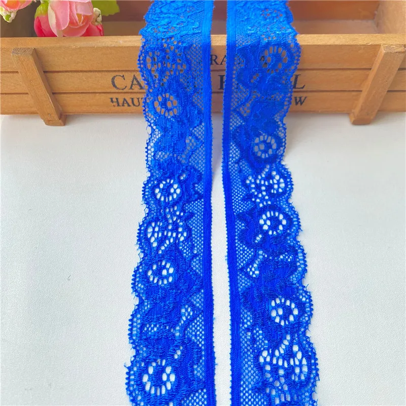 5yards/lot Stretch Elastic Lace Ribbon Trims Lace Trimmings Sewing Lace Fabric Clothing Accessories Lace Applique Wedding Dress