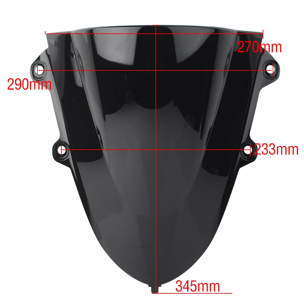 Motorcycle ABS Windshield Windproof Windscreen For Yamaha YZF R15 V3 2017 2018 2019 Double Bubble