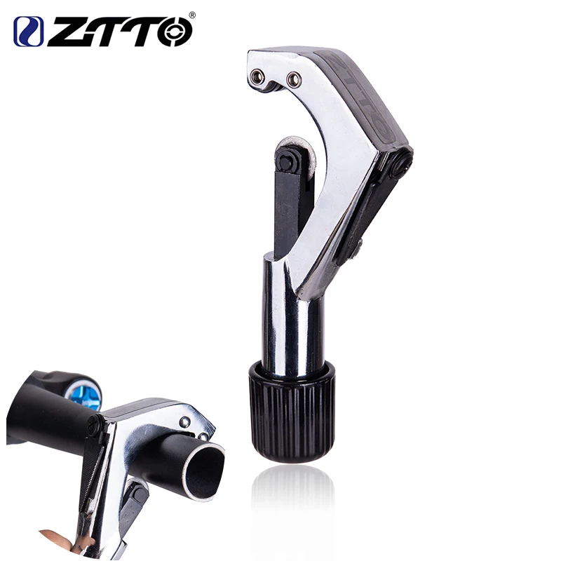 ZTTO Bicycle Steerer Tube Cutter Fork Cutting Tool handlebar Cutter Fit For 6 - 42mm 22.2 28.6mm tube with spare cut ring Blade