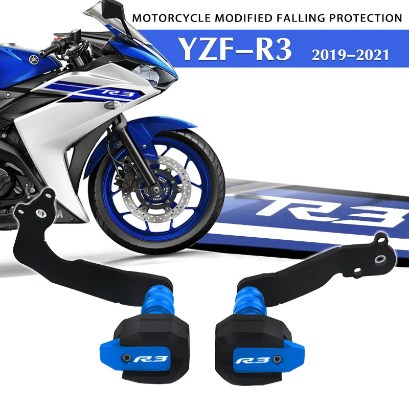 

For YAMAHA YZFR3 YZF-R3 2019-2023 Motorcycle Accessories Falling Protection Frame Slider Fairing Guard Anti Crash Pad Protector