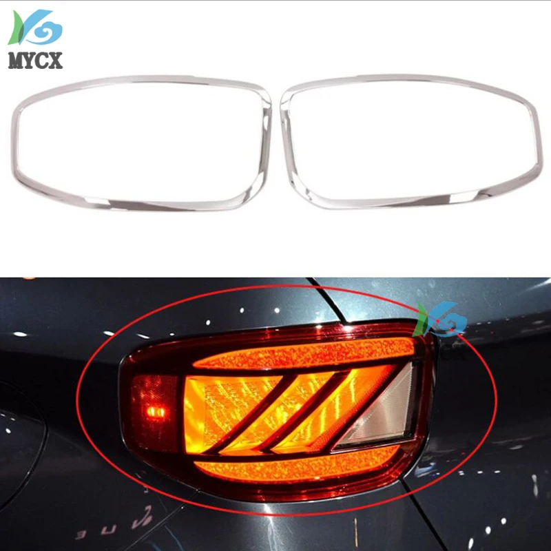 For Hyundai Venue 2019 2020 Exterior Taillight Frame Decoration Sticker Cover Trim Car Styling