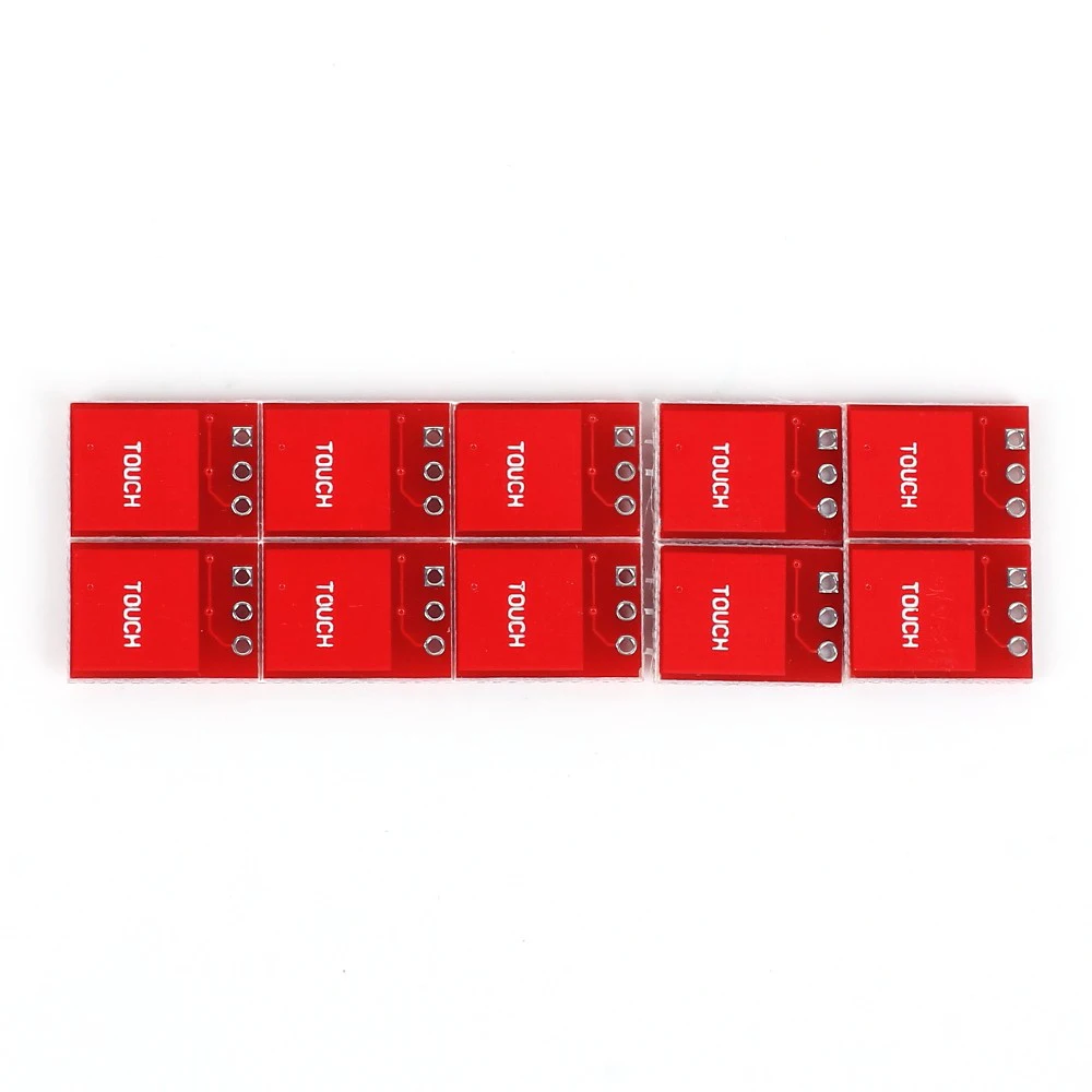 10Pcs TTP223 Touch Key Switch Module Touch Button Capacitive Switches Self-Locking/No-Locking Capacitive Touch Switches