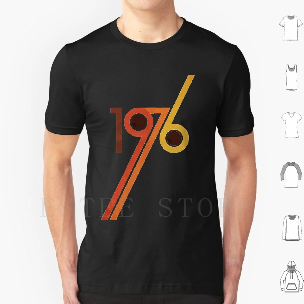 Born In 1976 Vintage T Shirt Cotton Men DIY Print Born In 1976 Made In 1976 Year Of Birth 1976 January 1976 February 1976 March