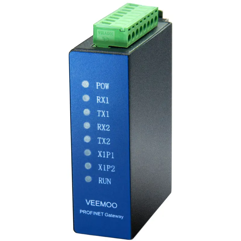 Series Port ModbusRTU485 to Profinet Gateway Protocols Interoperate PN No Programming