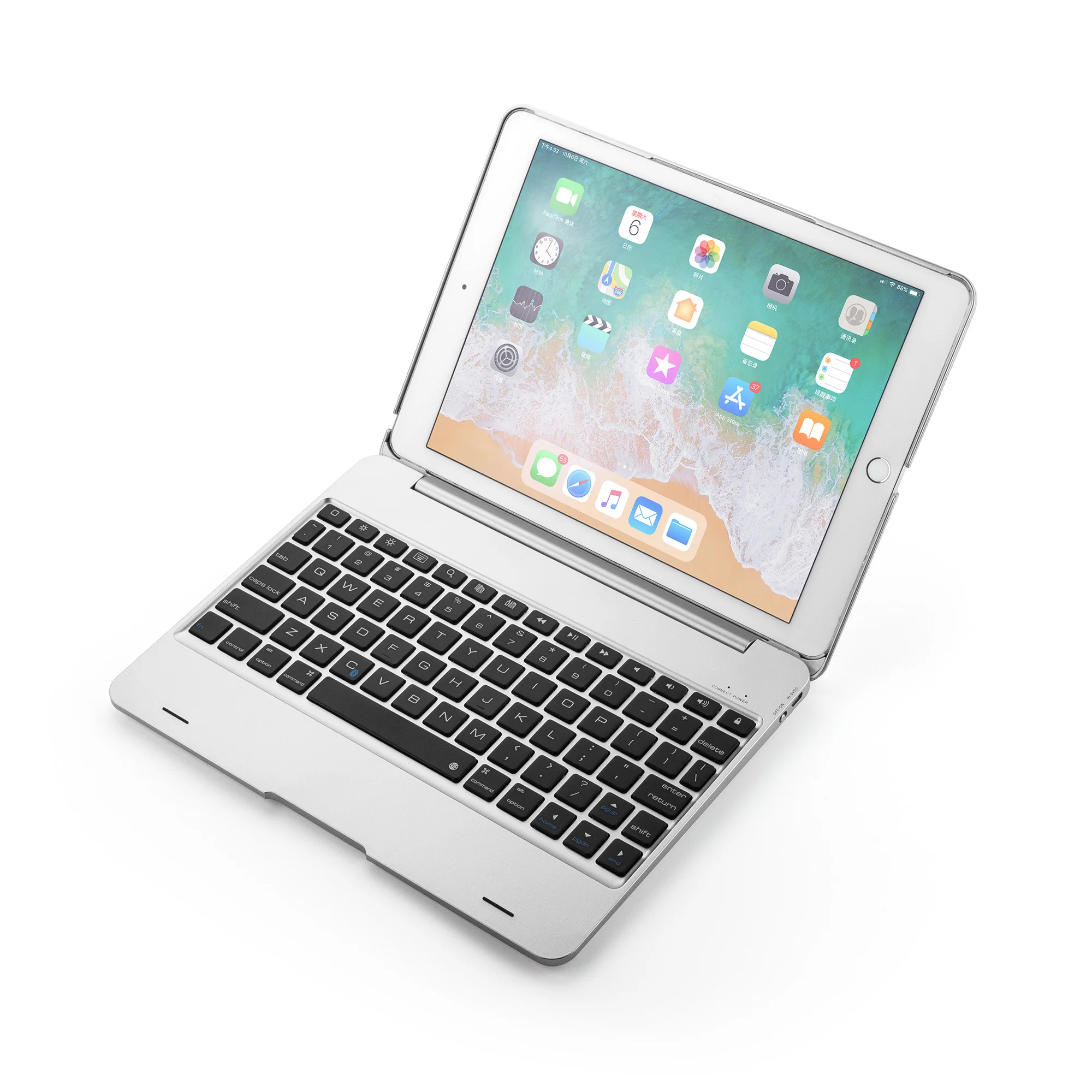 For iPad Air 1 Air 2 Case with Keyboard ABS Wireless For iPad Pro 9.7 Cover Keyboard Case For iPad 5 6 9.7 2017 2018