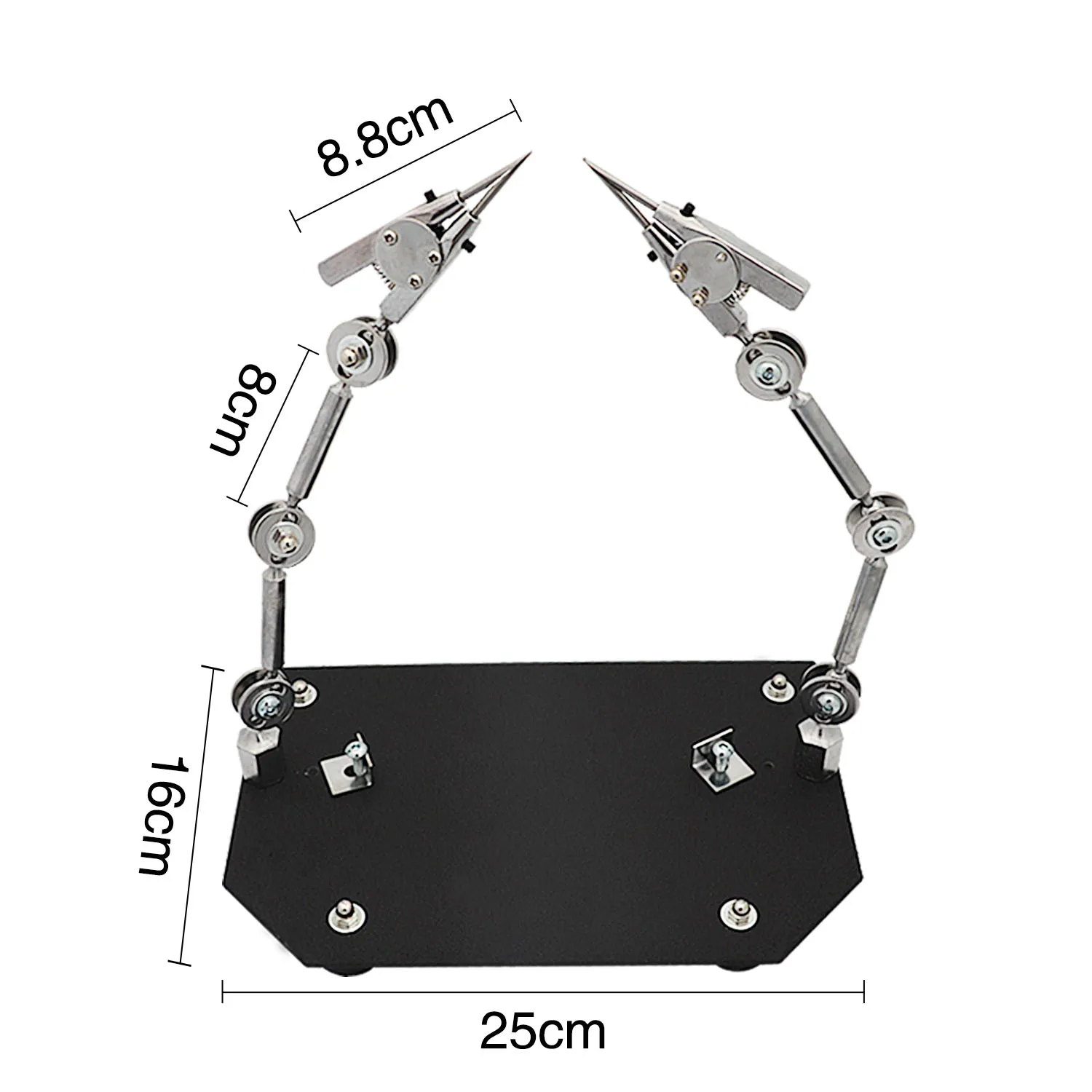 High Quality Jewelry Stand Clamp Welded fixture Third hand Soldering Iron Clip for Craft Model Precision Tool Double-Headed Weld