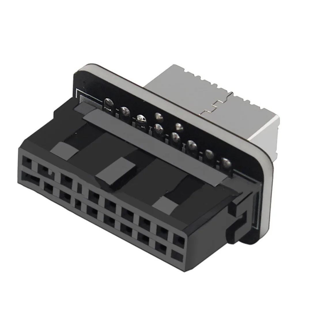 20pin to 19pin Converter USB 3.0 Internal Header to USB 3.1/3.2 Type C Front Type E Adapter for PC Motherboard Connector Riser