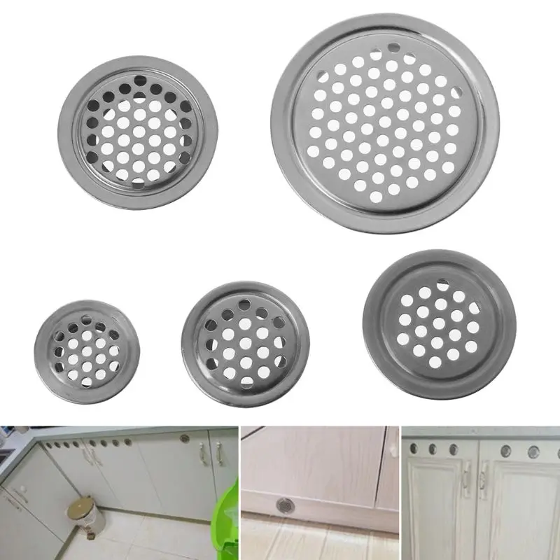 In Acciaio Inox Air Vent Foro di Ventilazione Feritoia Rotonda A Forma di Ventilazione Della Maglia di Fori