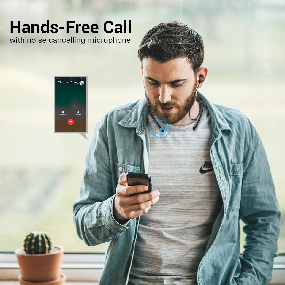 Cowin HE6 Drahtlose Kopfhörer Bluetooth 5,0 Headset Sport Ohrhörer für Laufende Gebaut-in Mic mit Magnetische Verbindung für telefon