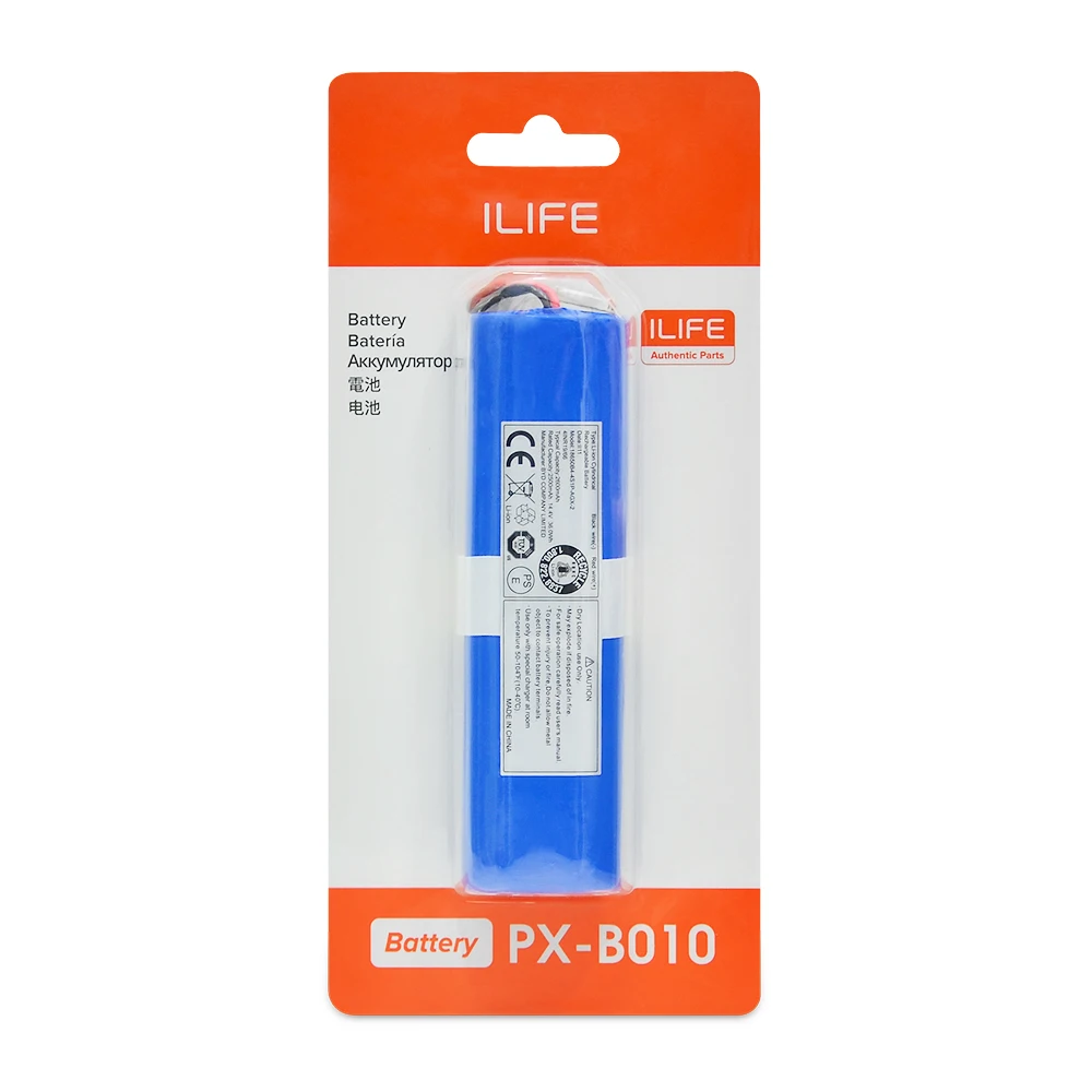 ILIFE Li-lion Battery for V3s Pro, V5s Pro, V8s, V8 Plus，V80，V80 Max，V80 Pro,V3s Max 2600mAh 14.4V PX-B010