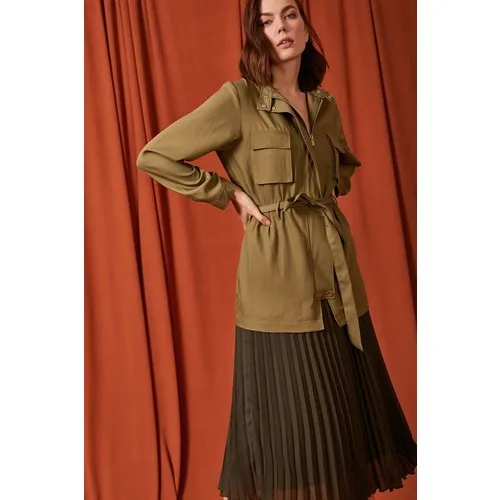 

Pockets Khaki Jacket Coupon Outlets New Fashion