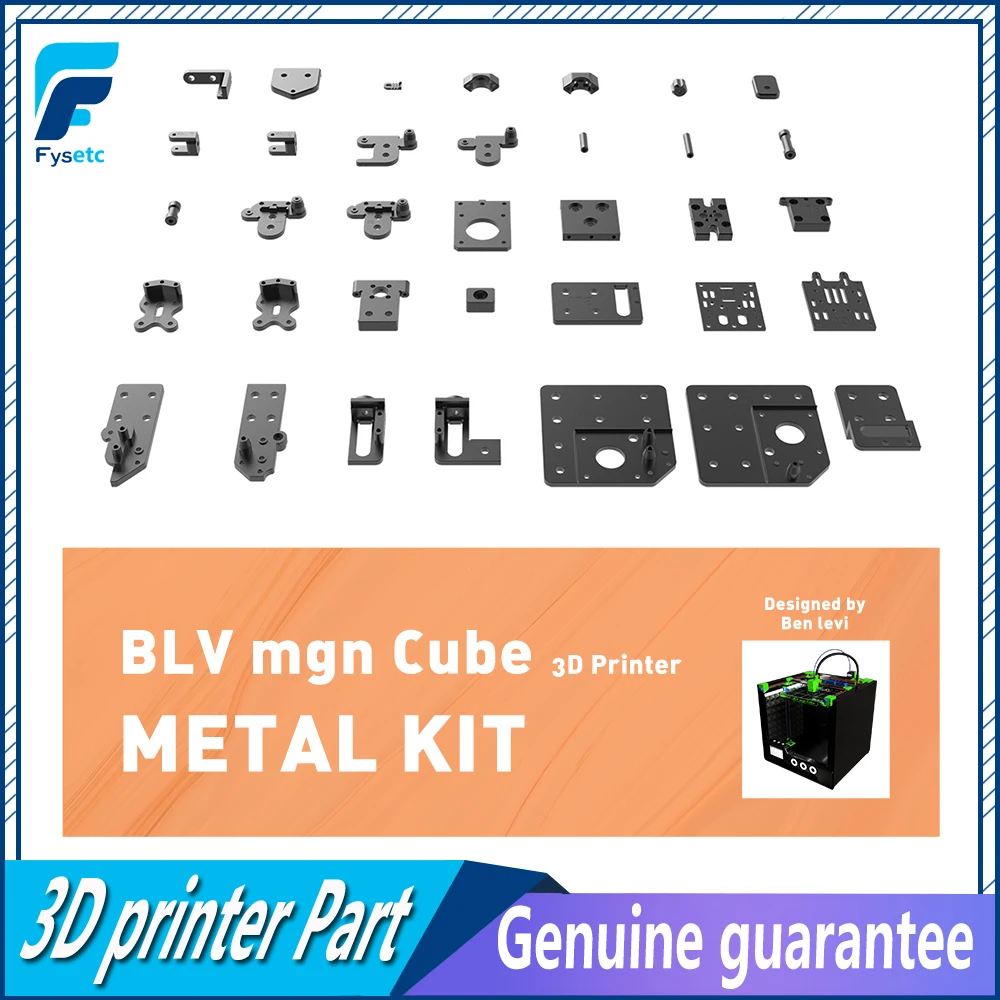 

FYSETC BLV Mgn Cube All Metal Machining Upgrade Kit Dual Z axis Triple Z axis By Ben Levi For BLV Cube 3d Printer