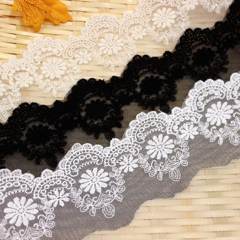 13CM Wide Decorative Lace Trim Fabric Wedding Birthday Christmas Goods Craft DIY Embroidery and Skirt Intimate Accessories