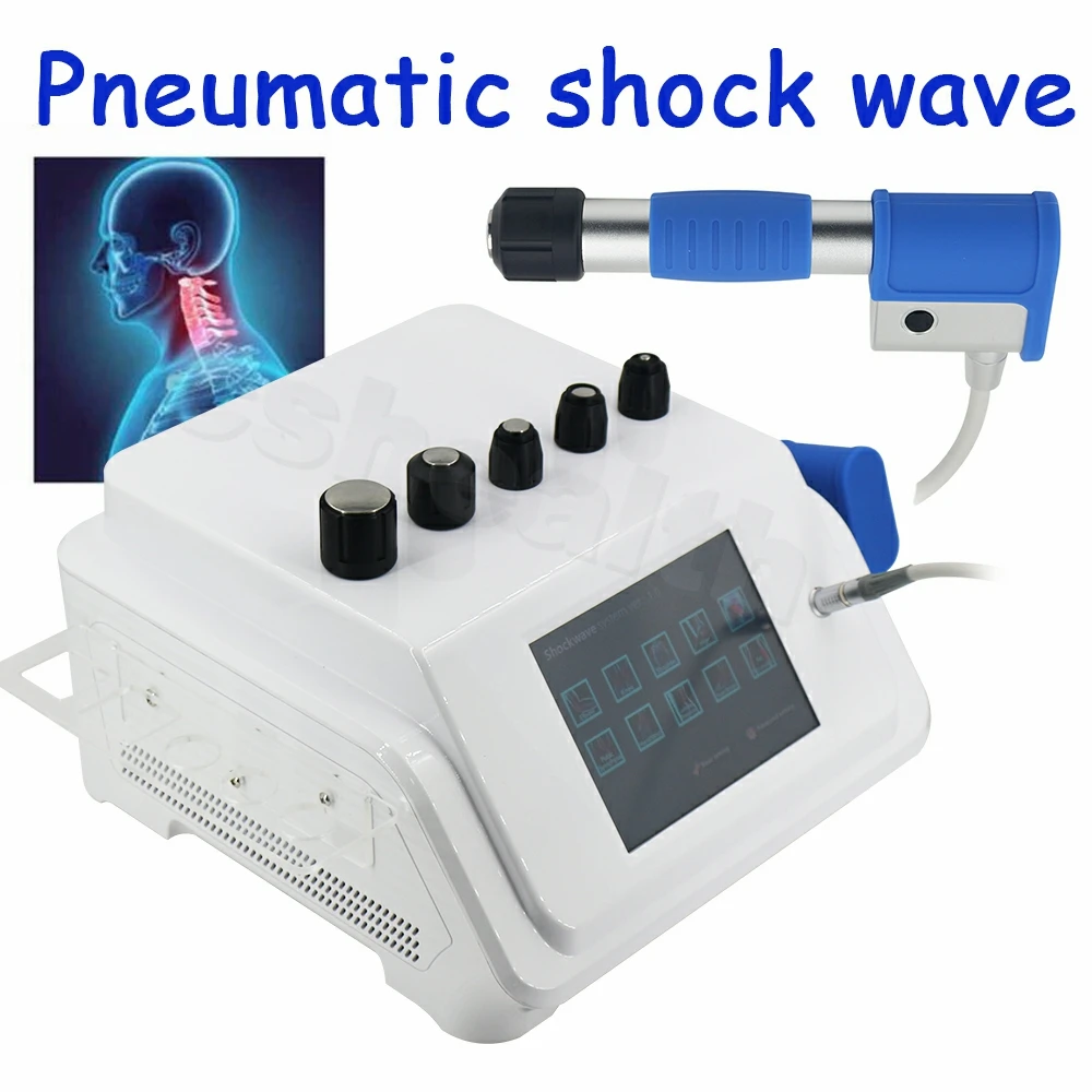 

8 Bar Physiotherapy Shockwave Therapy Machine Pneumatic Shock Wave Devices For ED Treatment Relieve Pain Extracorporeal Massager