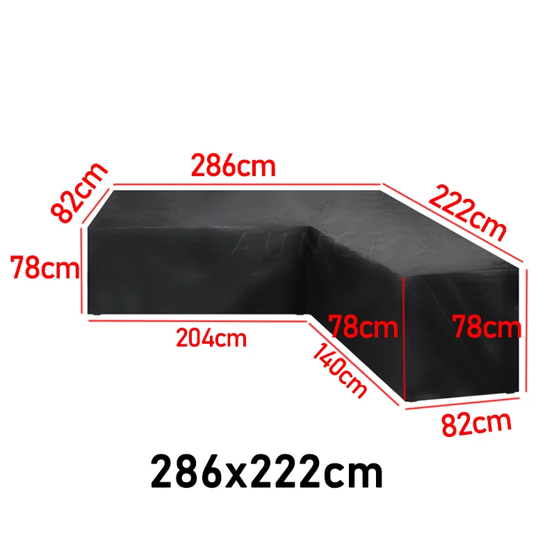 15 Maten Corner Outdoor Sofa Cover Tuin Rotan Hoek Meubilair V Vorm L Shapewaterproof Sofa Beschermen Set Dust Covers