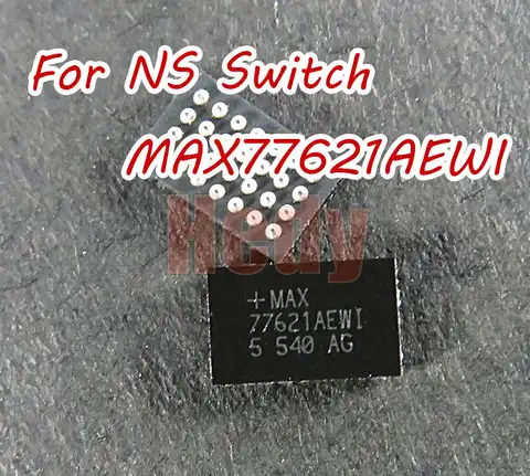 10pcs Original New MAX77621AEWI 77621AEWI BGA Max 77621AEWI BGA IC Chip For Nintendo Switch Console on motherboard