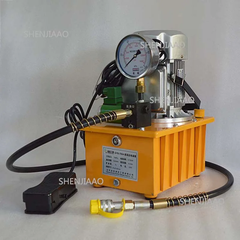 

Hydraulic plierss CYO-400B+GYB-700A electric pump,solenoid valve portable pressure line hydraulic clamp 16-400mm2 1pc