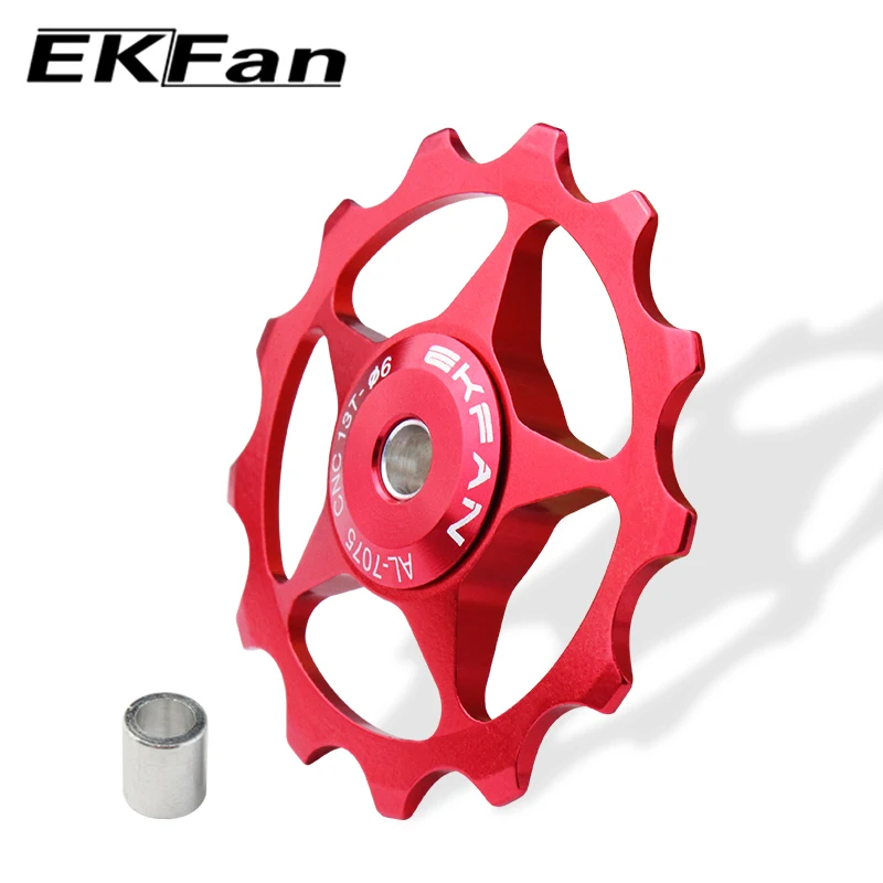 13T MTB Bicycle Rear Derailleur Pulley Aluminum Alloy Jockey Wheel Road Bike Guide Roller Idler Part Cycling Accessory 10 Color