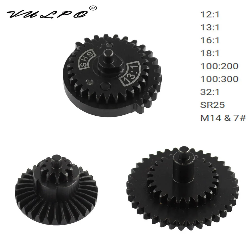 VULPO 12:1 13:1 16:1 18:1 32:1 100:200 100:300  High Speed High Torque Gear Set For Ver.2/3/7/ Gearbox