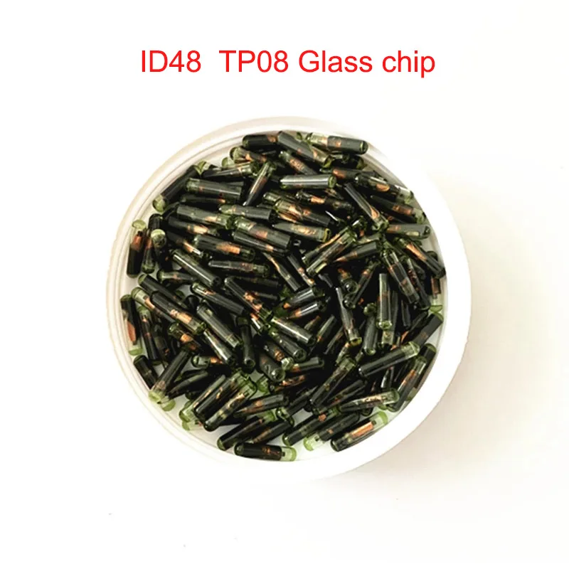 10pcs 20PCS 50PCS  Unlock Auto chip ID48  Glass  48 transponder chip TP08 ID 48 Glass chip for VW/Skoda/Seat/Audi/Honda key