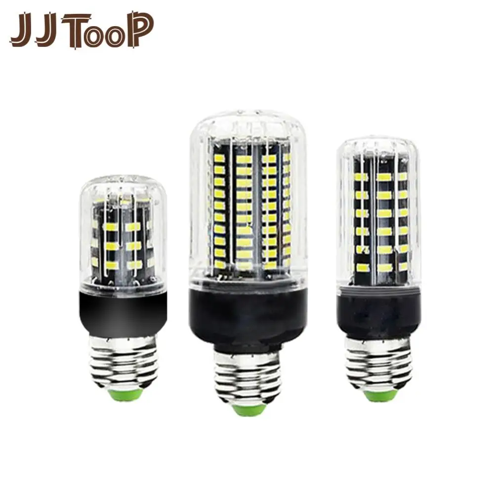 Super Bright E27 LED Lamp E14 Energy Saving Bulb Corn Candle Light SMD5736 30 38 54 85 105 115 125 LEDs Home Decor AC 110V 220V