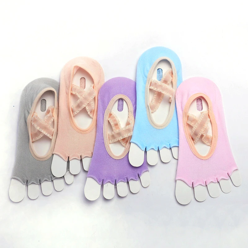 Women’s Breathable Yoga Socks with Silicone Grip