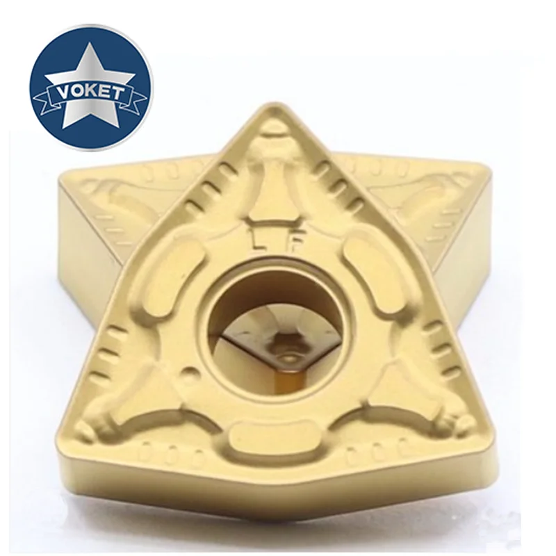 VOKET CNC turning blade WNMG 080408 080412 peach-shaped alloy blade cast steel slotting medium rough finishing knife grain