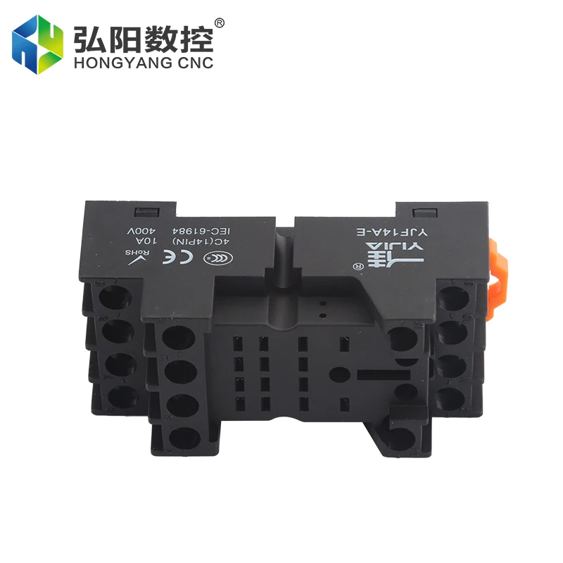 Relè di potenza bobina 24VDC 220VAC relè universale 8 Pin 14 Pin piccolo relè intermedio elettromagnetico con Base presa