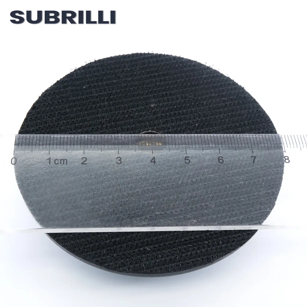 Sujetador de respaldo de goma para amoladora angular, almohadilla de pulido de diamante M14 5/8-11, rosca 75/80mm, 3"