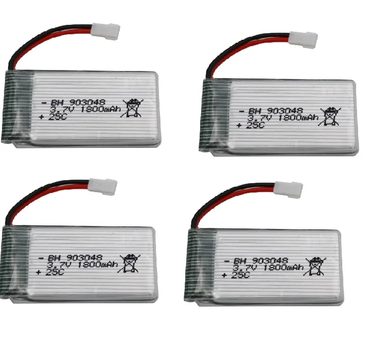 3.7V 1800mAh Lipo Battery For KY601S RC Quadcopter Toys Accessories Spare Parts lipo Battery 3.7v 1800 mah 903048 lipo batteries