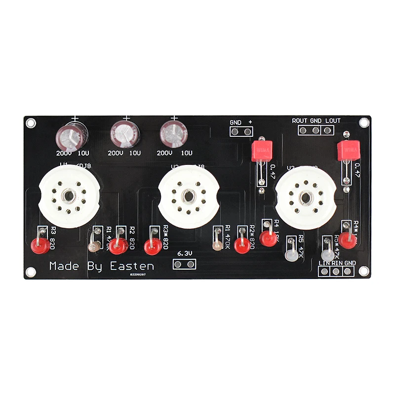GHXAMP 6N11 Electron Tube SRPP Preamplifier Bile Preamp 6N3 Cathode For Audio Accessories Volume Signal Strengthen 1pcs