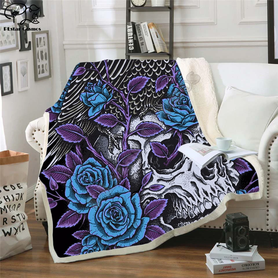 Live Today, Rest Tomorrow Fleece Blanket Plush 3d Printed for Adults Sofa Sherpa Fleece Bedspread Wrap Throw Blanket