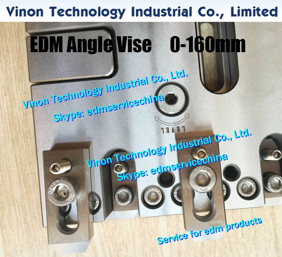 Precision Angle Vise 0-160mm (manual and adjustable) VS27 edm Jig Tools (Rectangular Fine-Tuning) 160mm Square quick clamp wire