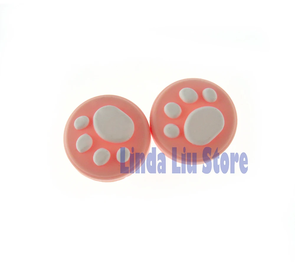 10 stücke Joystick silikon nicht-slip kappe Für Nintendo Schalter Lite Animal Crossing Analog Stick Grip Controller Joystick Katze kappe