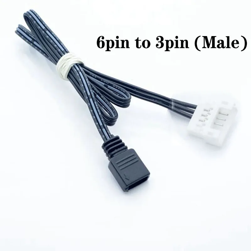 Fan Controller Adapter cable, Small 6pin to 5V ARGB 3PIN For Fan Controller for 5V Lighting